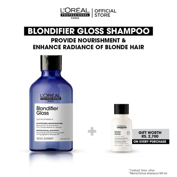 L'Oreal Professionnel - Serie Expert Blondifier Shampoo 300 ML - For Highlighted & Bleached Hair