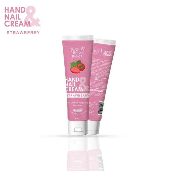 SL Basics - Hand & Nail Cream Strawberry Cream - 30g - FOC