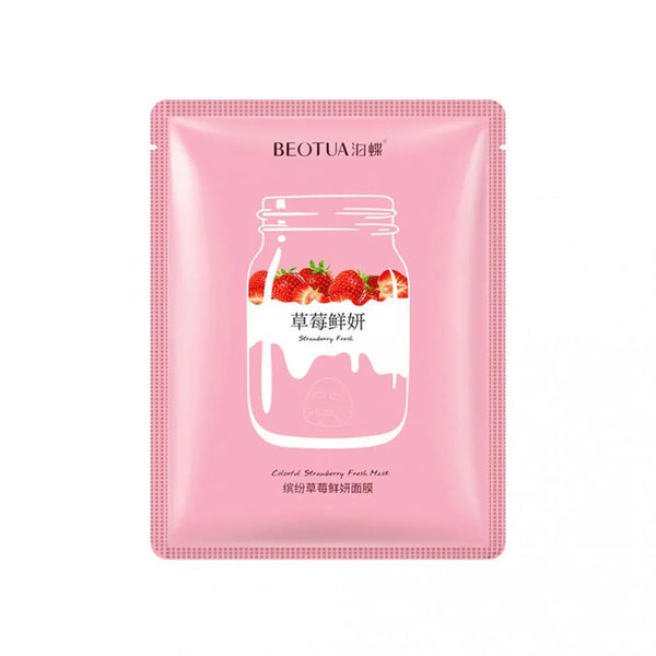 BIOAQUA - BEOTUA Natural Fruit Extracts Face Sheet Mask Strawberry