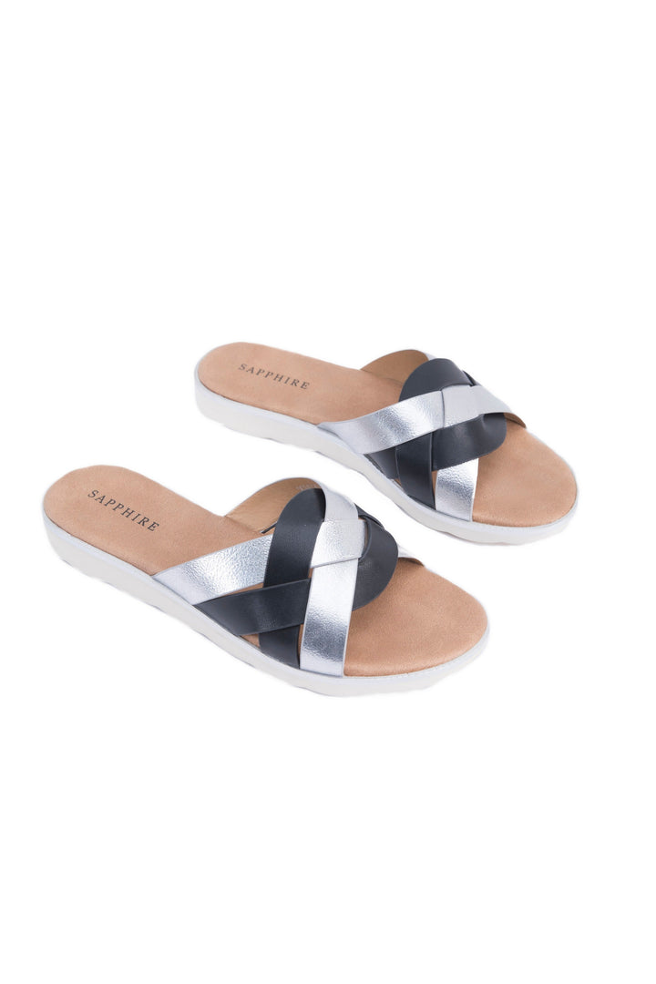 Sapphire- Black Flats