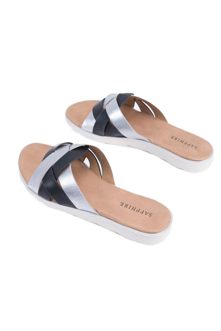 Sapphire- Black Flats