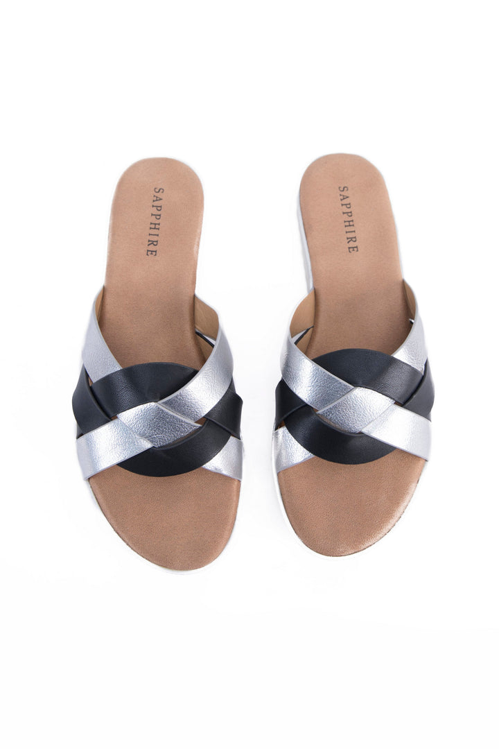 Sapphire- Black Flats