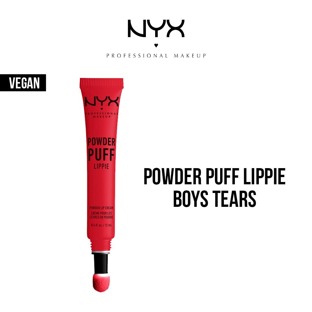Nyx Professional Makeup Powder Puff Lippie Lip Cream Boys Tears