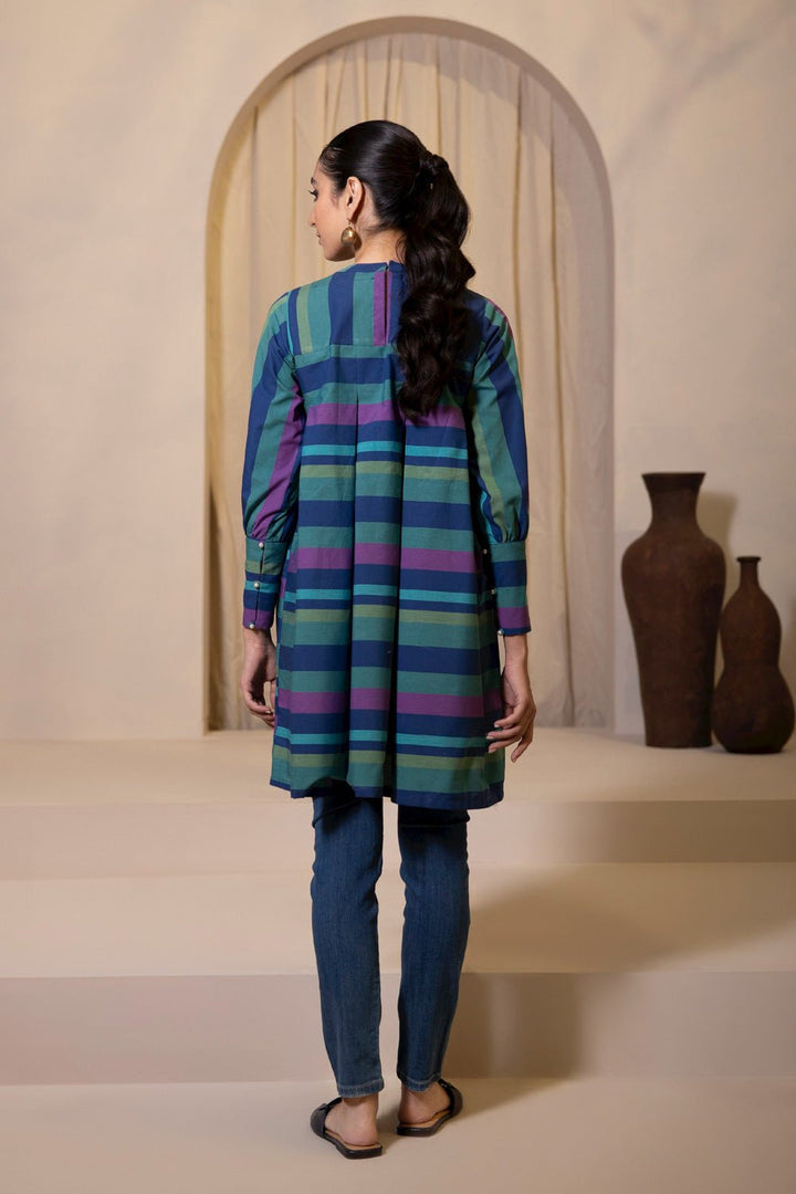 Sapphire- Multi Yarn Dyed Shirt