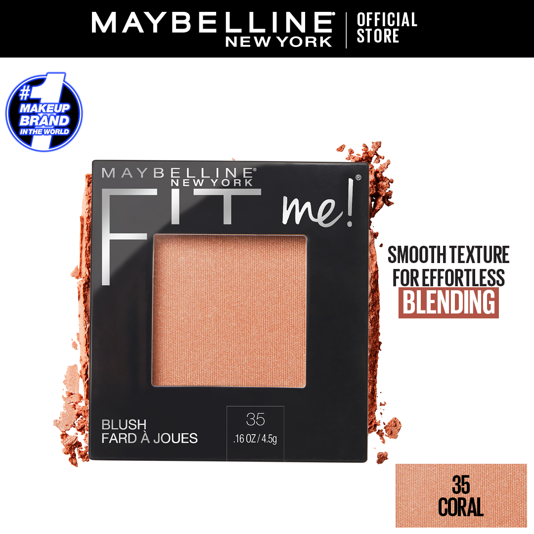 Maybelline New York- Fit Me Blush, 35 Coral 0.16 fl oz.