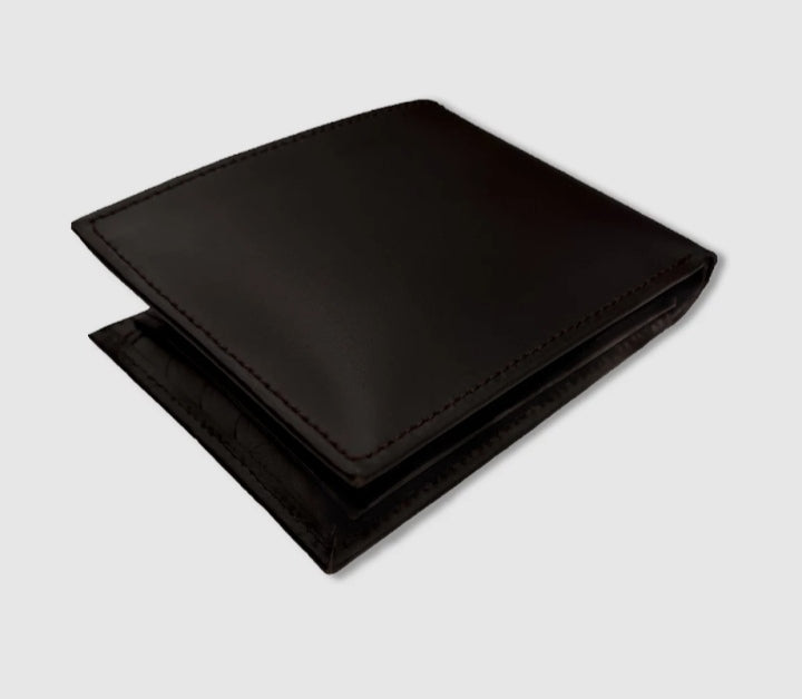 The original Men Wallet Pure Leather Black