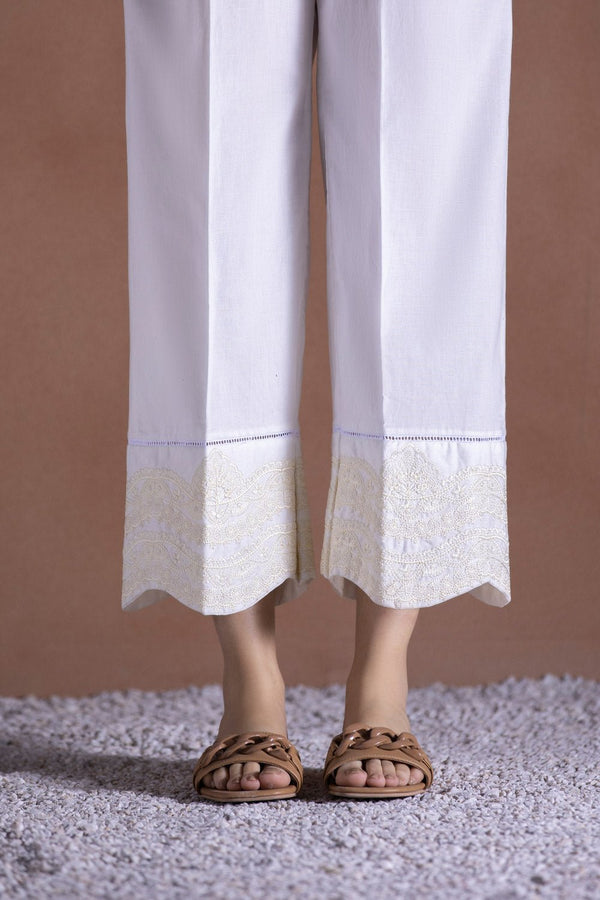 Sapphire- Embroidered Cambric Culottes