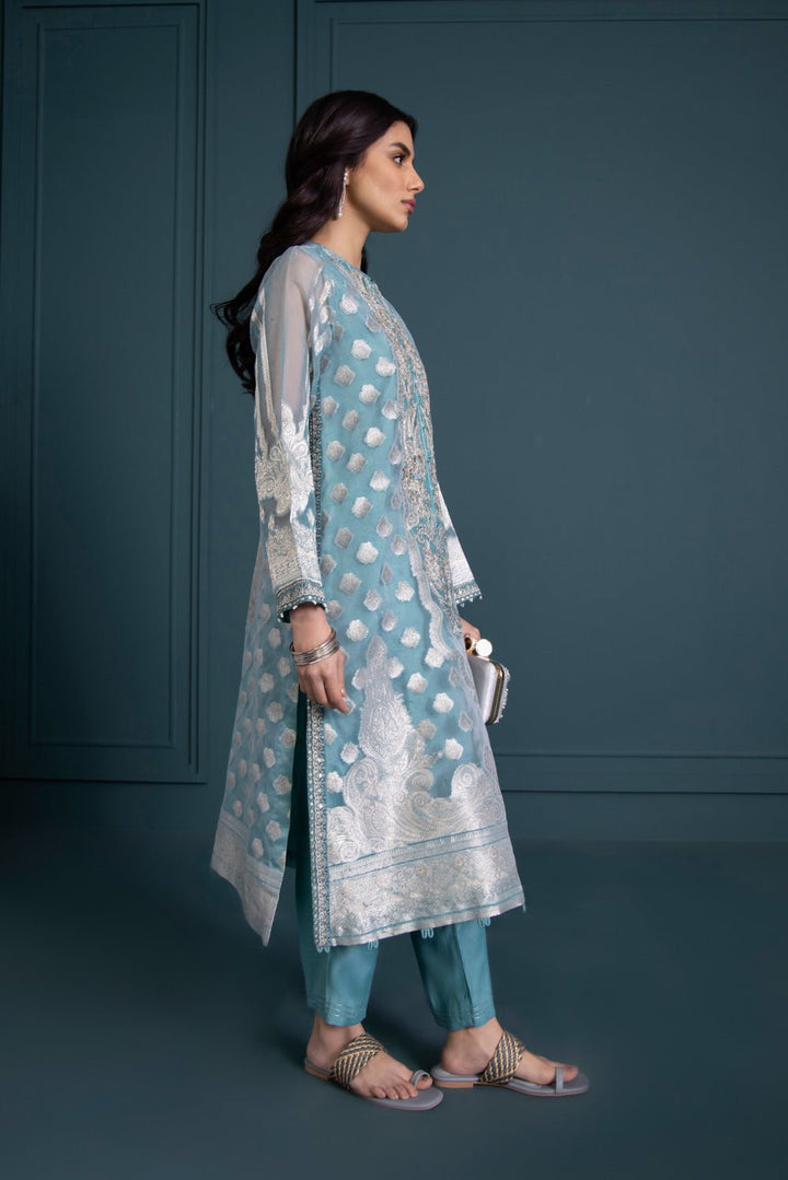 Sapphire 2 Piece - Embroidered Jacquard Suit