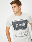 KOTON - MEN TSHIRT SS GREY