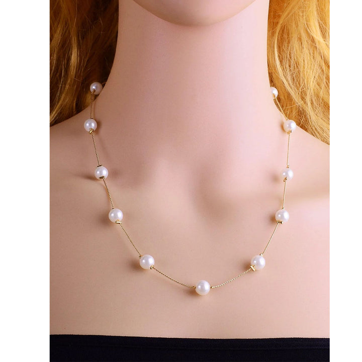 Shein- Embellished With Faux Pearl Necklace