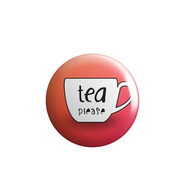 Vogue Aesthetic- Badge Tea Please by Vogue priced at #price# | Bagallery Deals