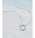 Shein- Artificial Diamond Ornament Pendant Ring Core Pendant Chain