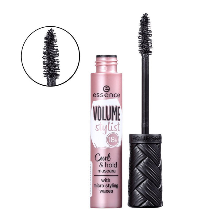 Essence- Volume Stylist 18h Curl and Hold Mascara, Black - 12 ml