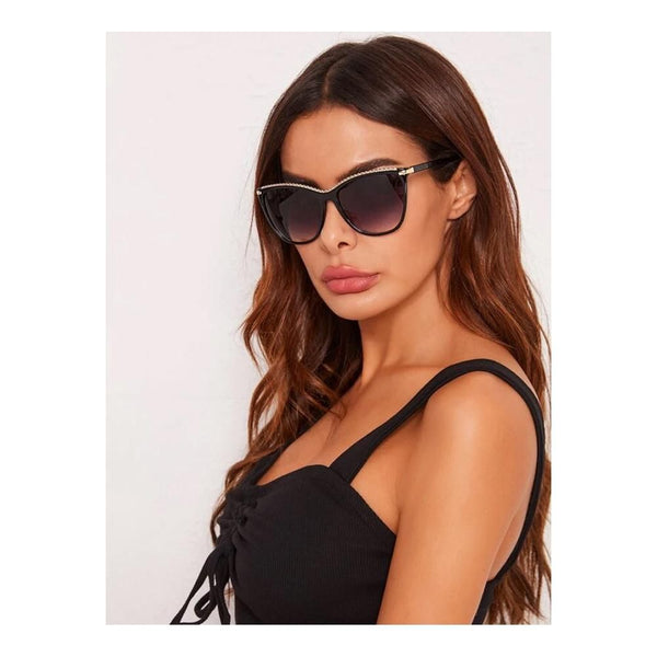 Shein- Black Casual Sunglasses For Women