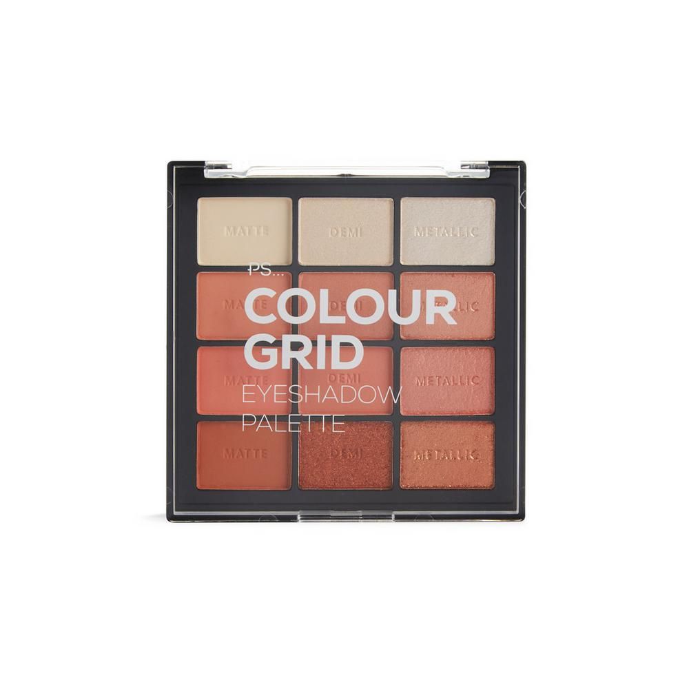 Primark- Color Grid Eyeshadow Palette in Orange Tones