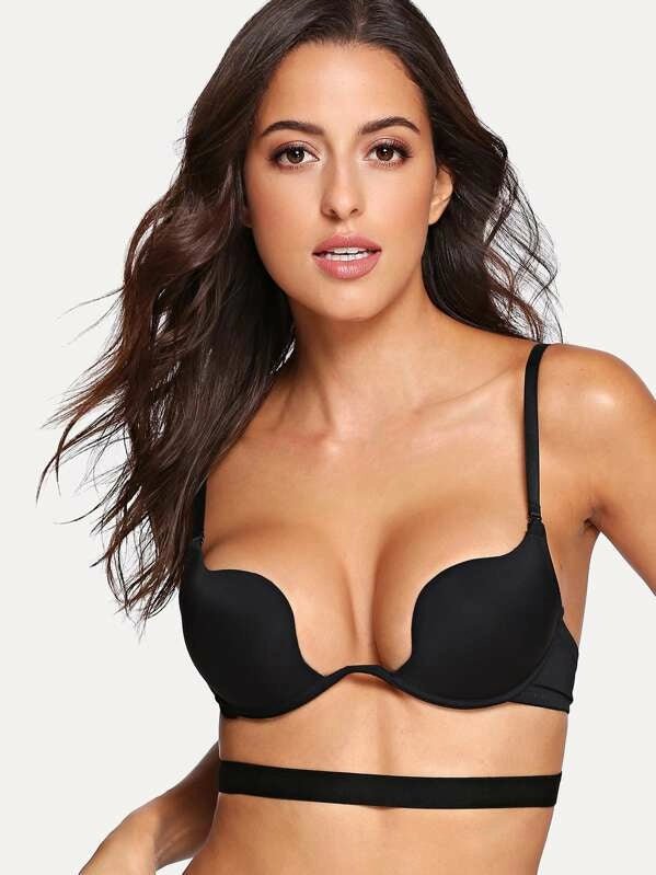 Shein - Convertible Criss Cross Underwire Bra