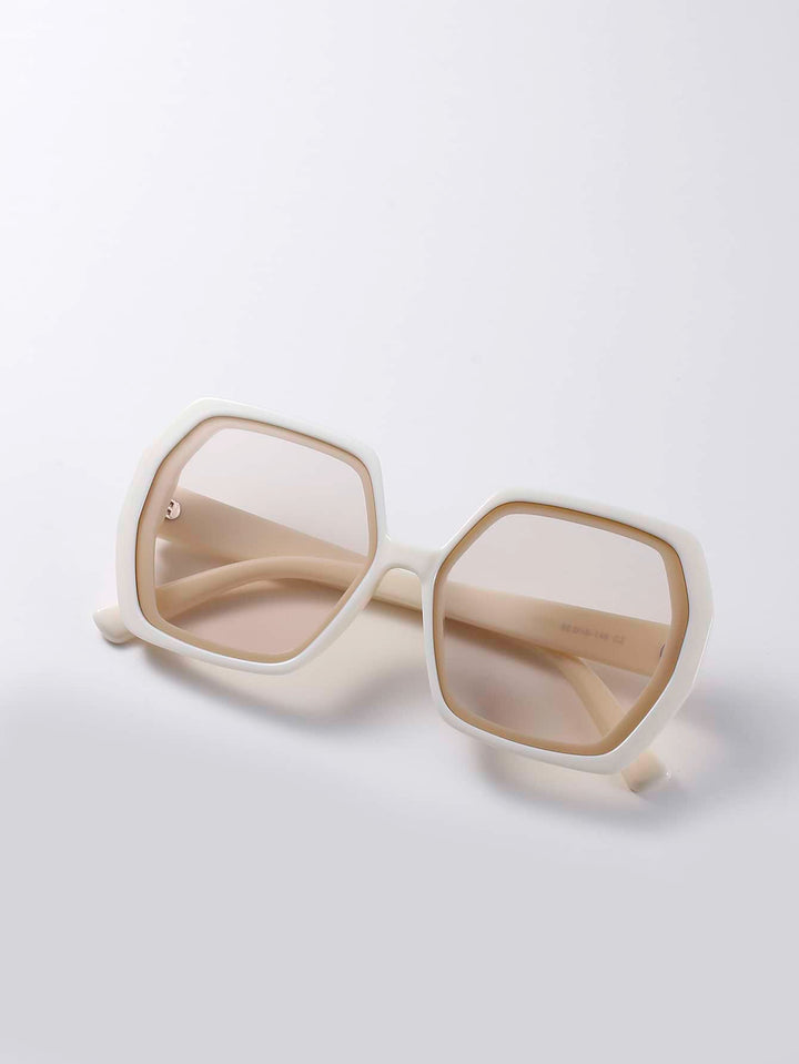 Shein- MOTF PREMIUM OVERSIZED POLYGONAL FRAME SUNGLASSES