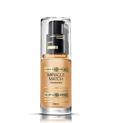Max Factor- Miracle Match Liquid Foundation #60 Sand