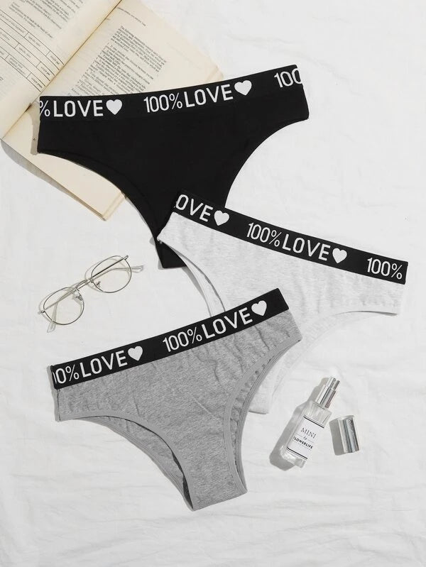 Shein 3 piece underwear set