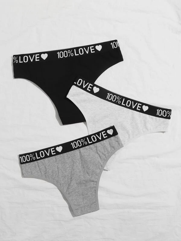 Shein 3 piece underwear set