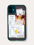 Shein- Label Pattern iPhone Case