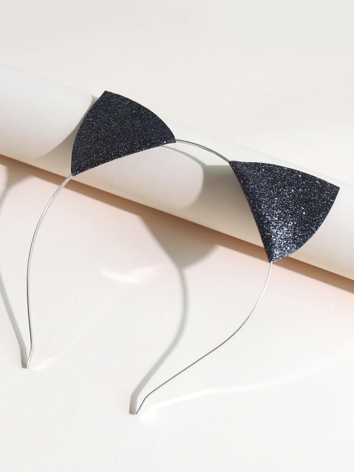 Shein- Toddler Girls Cat Ear Decor Hair Hoop