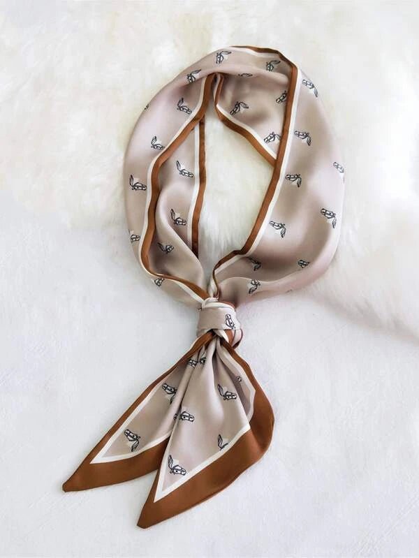 Shein- Horse print toile scarf