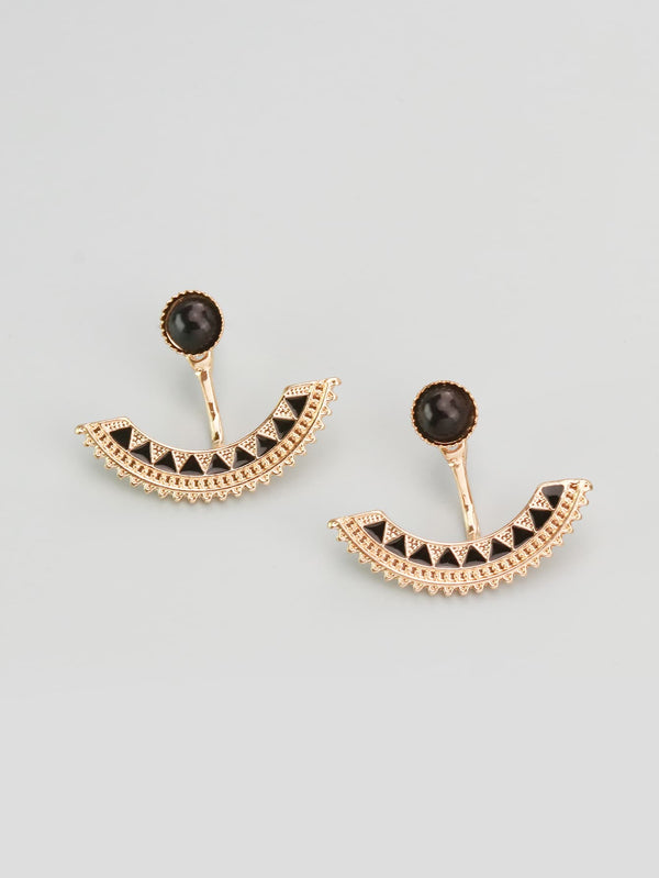 Shein - Round Decor Earring Jackets