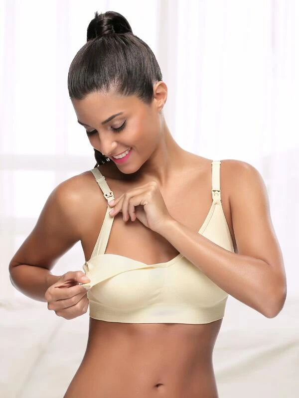 Shein- Wingslove Solid Seamless Bra