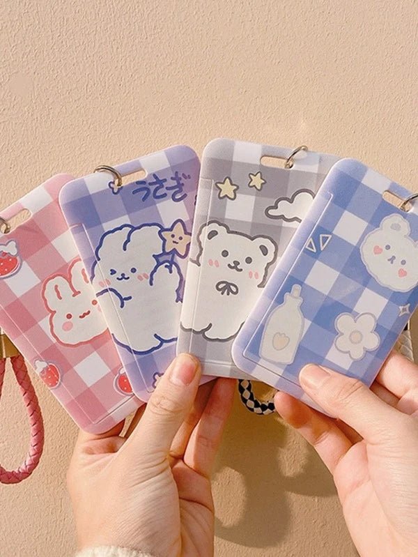 Shein- 1pc Cartoon Graphic Random Business Card Holder