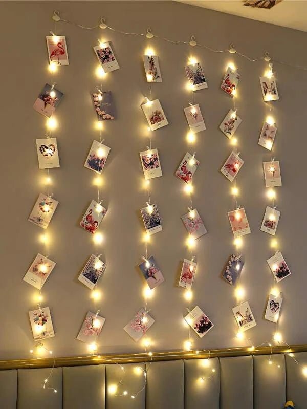 Shein Curtain Light 8 Molds 1.5/2/3m Newborn 105/200/300 With Clip