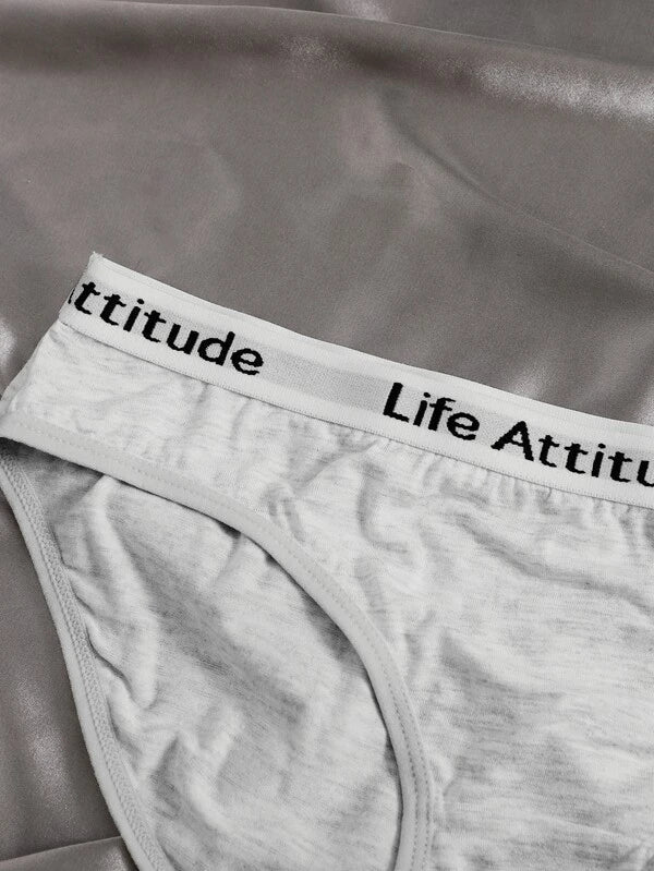 Shein- Stripe Panty Set - 3 Pieces