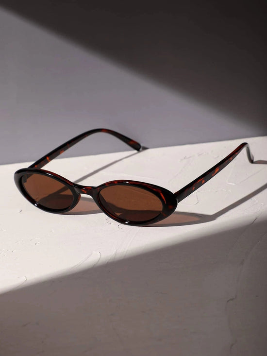 Shein- Oval Frame Fashion Glasses