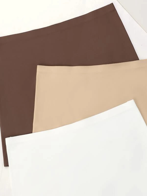 Shein - 3pack Solid Simple Panty