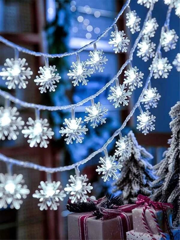 Shein Lighting Snowflake Decoration One Piece Design