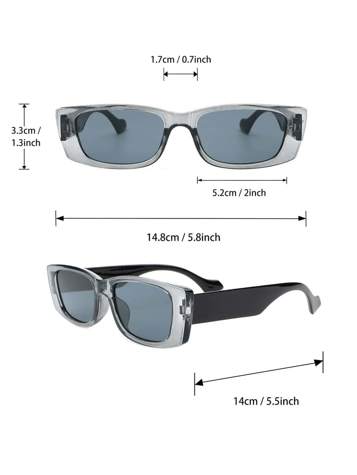 Shein- Square Frame Sunglasses