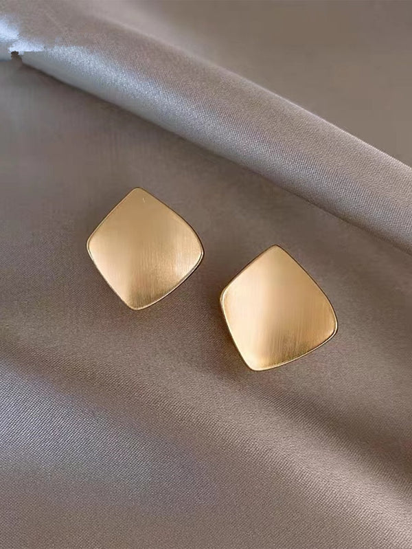 Shein - Geometric Stud Earrings