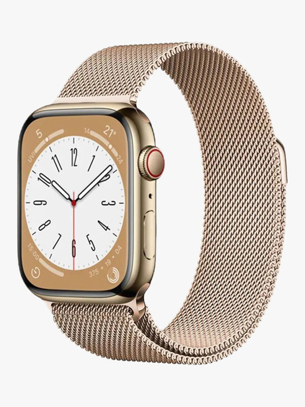 Shein - 1pc Metal Milanese Loop Band Compatible with Apple Watch Band