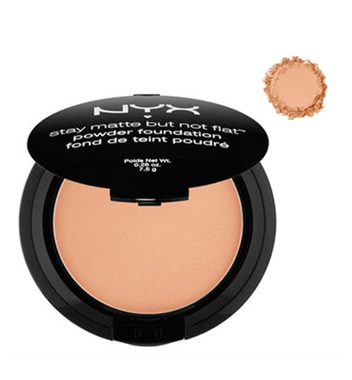 NYX Professional Makeup- Stay Matte But Not Flat Powder Foundation- Smp09 Tan, 0.26oz / 7.5g