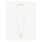 Koton- Long Hoop Necklace - Gold