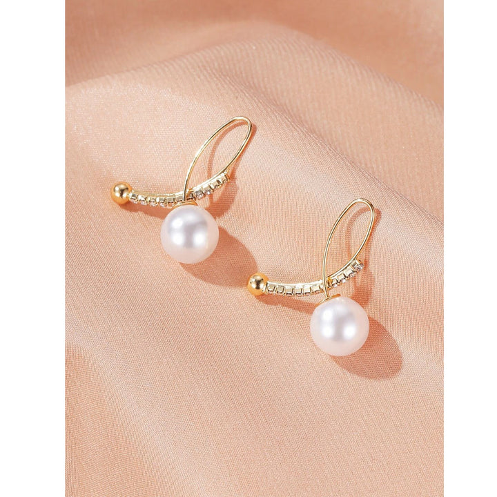 Shein- Faux Pearl Decor Earring Jackets by Bagallery Deals priced at #price# | Bagallery Deals