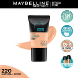 Maybelline New York- Fit Me Liquid Foundation Matte &amp; Poreless, 220 Natural Beige 18 ml