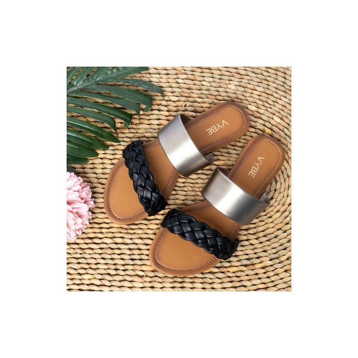 Vybe- Braid shoes Grey