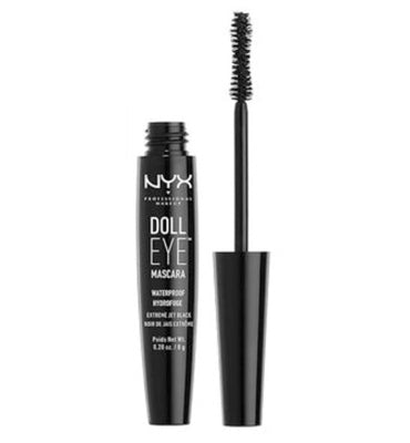 NYX Professional Makeup Doll Eye Mascara Waterproof 03 Jet Black