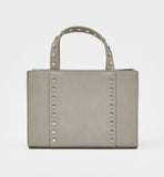 Bershka- Grey Studded Bag by Bagallery Deals priced at #price# | Bagallery Deals
