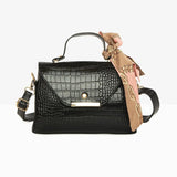 The Bagmori- Shiny Black Womens Clamshell Shawl Hanger Bag M000003228 by Trendyol priced at #price# | Bagallery Deals