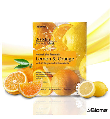 LeBiome- Orange Lemon Mask (5 Pack)