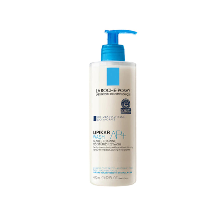 La Roche Posay- Lipikar AP+ Body & Face Wash, Gentle Cleanser with Shea Butter and Niacinamide