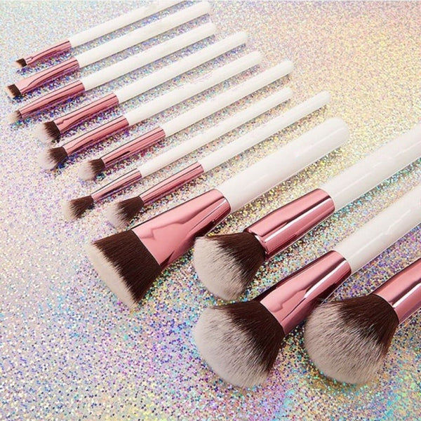 The Original 12 Pcs Professional Make Up Brushes with Pouch