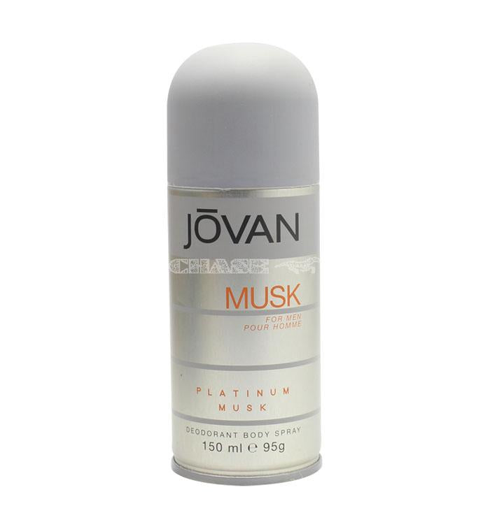 Jovan Musk- Body Spray Platinum For Men 150ml